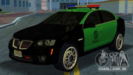 Pontiac G8 GXP LAPD (Base) para GTA Vice City