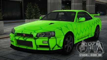 Nissan Skyline R34 GT-R V-Spec II Nur S7 para GTA 4