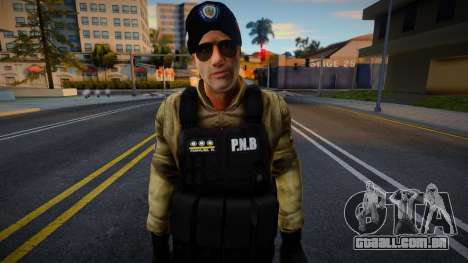 Policial da PNB ANTIGUA V4 para GTA San Andreas