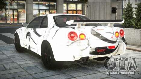 Nissan Skyline GT-R BNR34 S3 para GTA 4