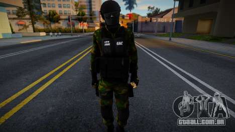 Soldado do GAC GNB V2 para GTA San Andreas