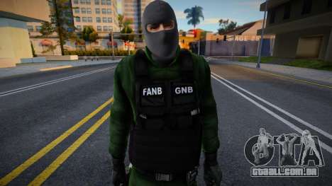 Oficial das forças especiais bolivianas Gnb Fanb para GTA San Andreas