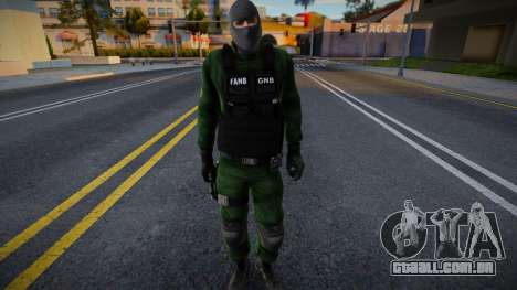 Oficial das forças especiais bolivianas Gnb Fanb para GTA San Andreas