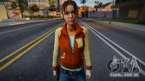 Zoe (Hotline Miami) de Left 4 Dead para GTA San Andreas