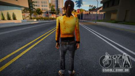 Zoe (Cyberpunk 2077 V1) de Left 4 Dead para GTA San Andreas