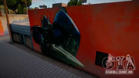 Optimus Prime TF5 Murals v1 para GTA San Andreas