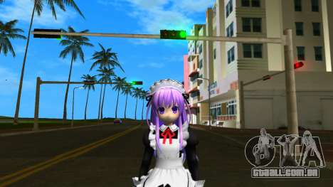 Nepgear (Maid) from Hyperdimension Neptunia para GTA Vice City