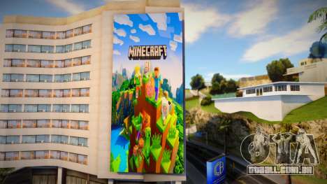 Minecraft Billboard v1 para GTA San Andreas