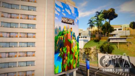 Minecraft Billboard v1 para GTA San Andreas