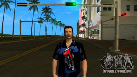Tommy bike tshirt para GTA Vice City