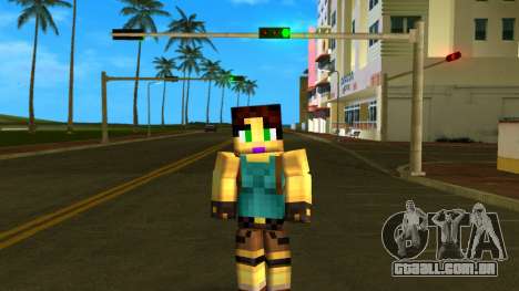Steve Body Lara Croft para GTA Vice City
