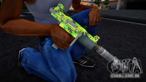 Micro SMG (Organics Finish) v8 para GTA San Andreas