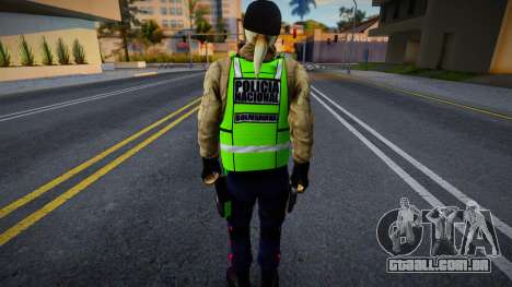Policial da PNB ANTIGUA V5 para GTA San Andreas
