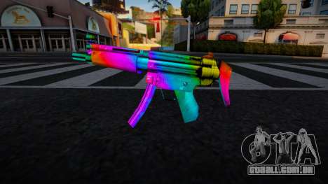MP5 Lng Multicolor para GTA San Andreas