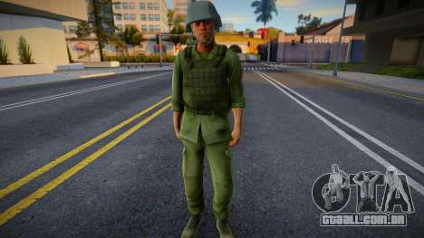 Soldado FANB colombiano para GTA San Andreas