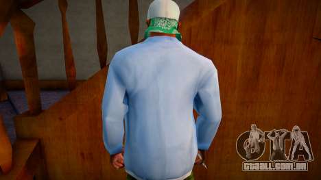Camisa Azul Celeste para GTA San Andreas