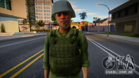 Soldado FANB colombiano para GTA San Andreas