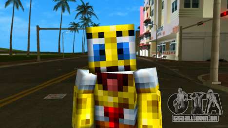 Steve Body Sponge Bob para GTA Vice City