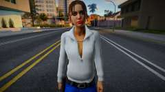 Zoe (Jaqueta Branca e Jeans) de Left 4 Dead para GTA San Andreas
