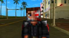 Steve Body Terminator Damage para GTA Vice City
