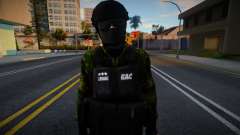 Soldado do GAC GNB V2 para GTA San Andreas