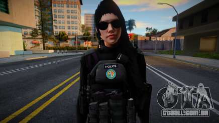 Swat Girl v1 para GTA San Andreas