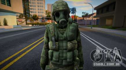 SAS (Tactical Green) da Fonte de Contra-Ataque para GTA San Andreas