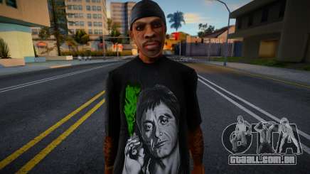Gângster de camiseta para GTA San Andreas