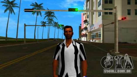 Tommy de camisa listrada para GTA Vice City