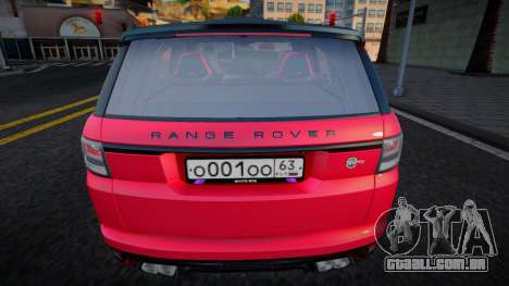 Range Rover Sport SVR (White RPG) para GTA San Andreas