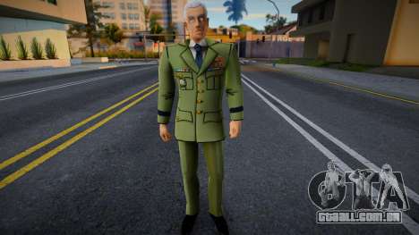 General Carrington From XIII para GTA San Andreas