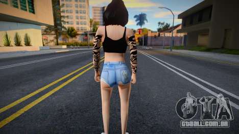 Garota de shorts v1 para GTA San Andreas