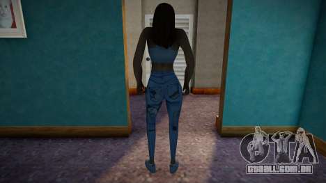 Garota de jeans para GTA San Andreas