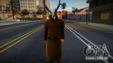 Fisiculturista com máscaras com chifres para GTA San Andreas