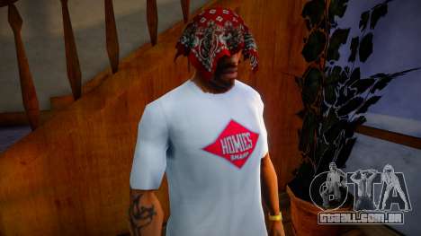 New CJ Gang-Red Bandana para GTA San Andreas