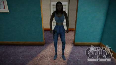 Garota de jeans para GTA San Andreas