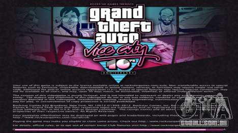 Mobile-Style Menu Loadscreen para GTA Vice City