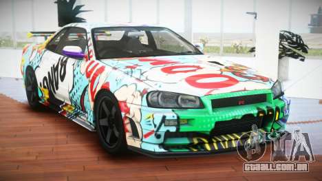 Nissan Skyline R34 GT-R V-Spec S7 para GTA 4