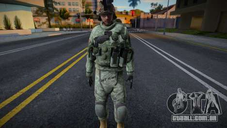 Soldado da ACU dos EUA de Call of Duty Modern Wa para GTA San Andreas
