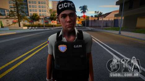 Funcionário da Contra Bandas V1 para GTA San Andreas