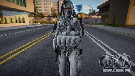 Atirador em camuflagem de inverno para GTA San Andreas