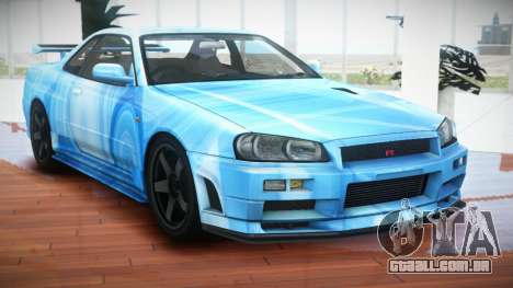 Nissan Skyline R34 GT-R V-Spec S5 para GTA 4