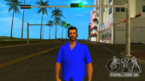 Tommy Camicia Blu Chiaro para GTA Vice City