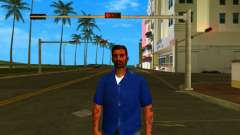 Tommy de camisa azul para GTA Vice City