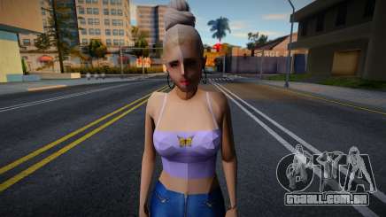 Garota à paisana v11 para GTA San Andreas