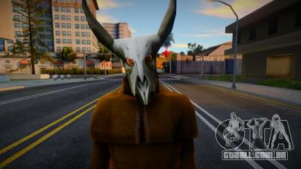Fisiculturista com máscaras com chifres para GTA San Andreas