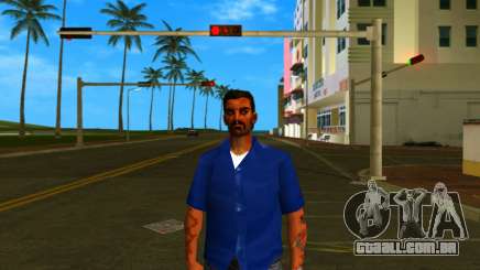 Tommy de camisa azul para GTA Vice City