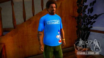PlayStation Home Sonic Adventure 2 Shirt Mod para GTA San Andreas