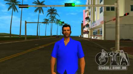 Tommy Camicia Blu Chiaro para GTA Vice City