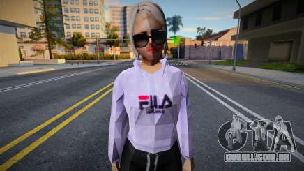 Garota de jaqueta para GTA San Andreas
